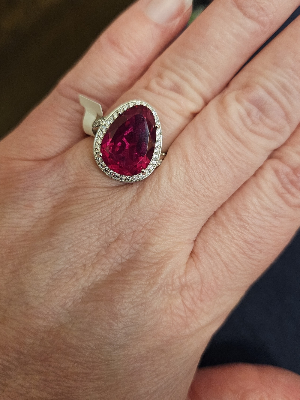 Lab Created Ruby Size 8 - Picture 8 of 8